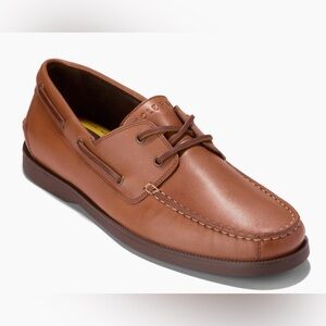 Men’s Cole Haan Grand Bowside Boat shoes Tan Leather Sz 8.5